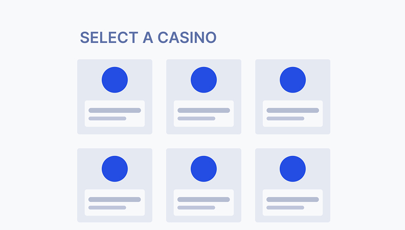 Step 1: Register at a licensed casino.